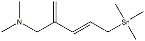 [(2E)-4-(Dimethylaminomethyl)-2,4-pentadienyl]trimethylstannane|