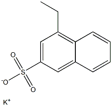 4-Ethyl-2-naphthalenesulfonic acid potassium salt Structure