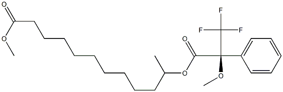  (S)-Phenyl(trifluoromethyl)(methoxy)acetic acid 11-(methoxycarbonyl)undecan-2-yl ester