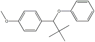 4-Methoxy-1-(1-phenoxy-2,2-dimethylpropyl)benzene 结构式