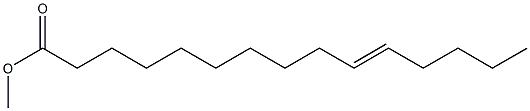10-Pentadecenoic acid methyl ester Structure