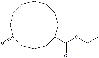 5-Oxocyclododecanecarboxylic acid ethyl ester 结构式