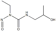 1-Ethyl-3-(2-hydroxypropyl)-1-nitrosourea Structure