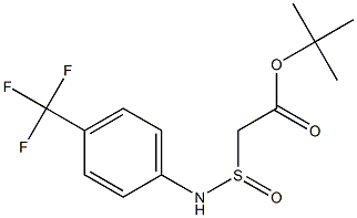 [(4-(Trifluoromethyl)phenyl)aminosulfinyl]acetic acid tert-butyl ester