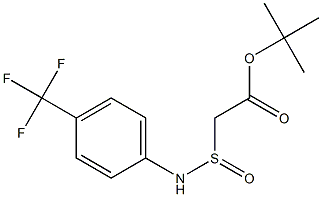 [(4-(Trifluoromethyl)phenyl)aminosulfinyl]acetic acid tert-butyl ester|