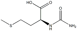 N-(アミノカルボニル)-L-メチオニン 化学構造式