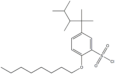2-Octyloxy-5-(1,1,2,3-tetramethylbutyl)benzenesulfonyl chloride|