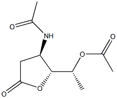 (4R,5R)-4-(Acetylamino)-5-[(R)-1-acetoxyethyl]-4,5-dihydrofuran-2(3H)-one