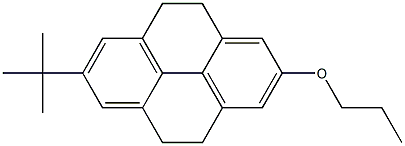 2-Propoxy-7-tert-butyl-4,5,9,10-tetrahydropyrene 结构式