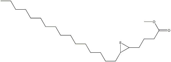 5,6-Epithiodocosanoic acid methyl ester Structure