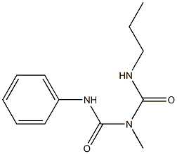 1-(Phenyl)-3-methyl-5-propylbiuret Structure