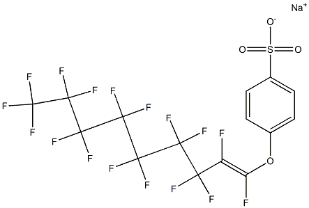 4-Perfluorononenyloxybenzenesulfonic acid sodium salt