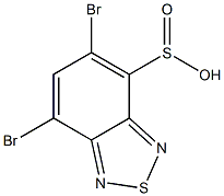 5,7-Dibromo-2,1,3-benzothiadiazole 4-sulfinic acid|