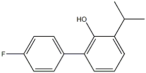 2-Isopropyl-6-(4-fluorophenyl)phenol Structure