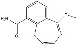  5-Methoxy-1H-1,4-benzodiazepine-9-carboxamide