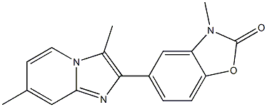 5-[3,7-Dimethyl-imidazo[1,2-a]pyridin-2-yl]-3-methyl-benzoxazol-2(3H)-one|