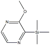 2-Methoxy-3-(trimethylsilyl)pyrazine 结构式