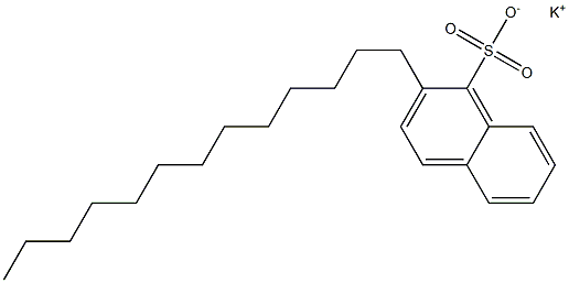 2-Tridecyl-1-naphthalenesulfonic acid potassium salt 结构式