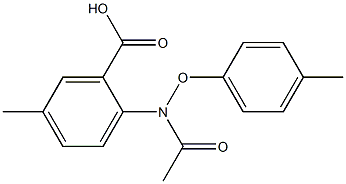  2-[[(4-Methylphenyl)oxy]acetylamino]-5-methylbenzoic acid