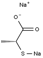 [R,(+)]-2-(Sodiothio)propionic acid sodium salt Struktur