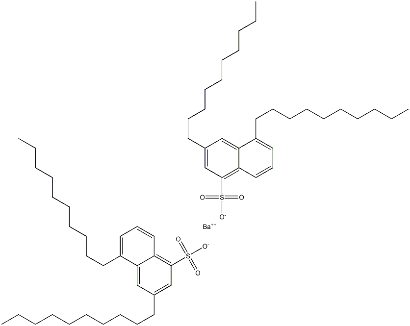 Bis(3,5-didecyl-1-naphthalenesulfonic acid)barium salt