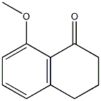 8-Methoxy-1,2,3,4-tetrahydronaphthalene-1-one Struktur