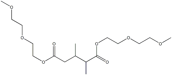 2,3-Dimethylglutaric acid bis[2-(2-methoxyethoxy)ethyl] ester