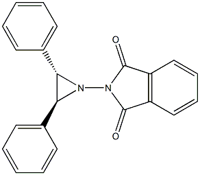 2-[(2S,3S)-2,3-Diphenylaziridine-1-yl]-2H-isoindole-1,3-dione Structure