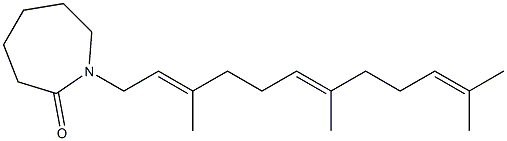 1-(3,7,11-Trimethyl-2,6,10-dodecatrienyl)tetrahydro-1H-azepin-2(3H)-one