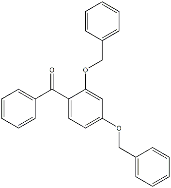 2,4-Bis(benzyloxy)benzophenone Structure