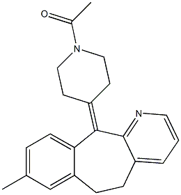 5,6-Dihydro-11-(1-acetyl-4-piperidinylidene)-8-methyl-11H-benzo[5,6]cyclohepta[1,2-b]pyridine|