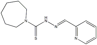 Hexahydro-N'-(2-pyridylmethylene)-1H-azepine-1-carbothiohydrazide 结构式