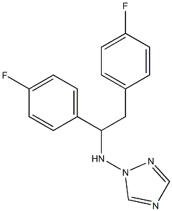 N-[1,2-Bis(4-fluorophenyl)ethyl]-1H-1,2,4-triazol-1-amine Structure