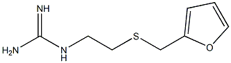 N-[2-[(2-Furanylmethyl)thio]ethyl]guanidine 结构式