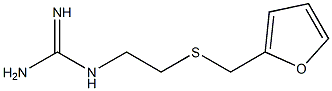 N-[2-[(2-Furanylmethyl)thio]ethyl]guanidine Structure