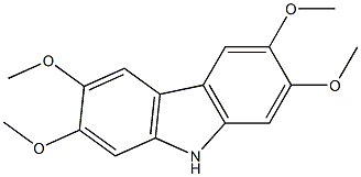 2,3,6,7-Tetramethoxy-9H-carbazole Structure