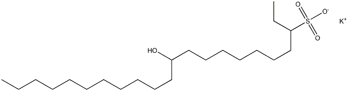 11-Hydroxydocosane-3-sulfonic acid potassium salt