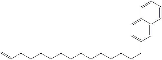 2-(14-Pentadecenyl)naphthalene,,结构式