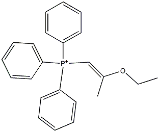 (2-Ethoxy-1-propenyl)triphenylphosphonium,,结构式