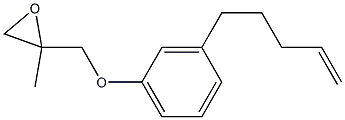 3-(4-Pentenyl)phenyl 2-methylglycidyl ether