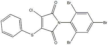  1-(2,4,6-Tribromophenyl)-3-phenylthio-4-chloro-1H-pyrrole-2,5-dione