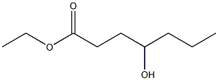 4-Hydroxyenanthic acid ethyl ester Structure