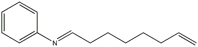 N-(7-Octen-1-ylidene)aniline Structure