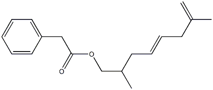 Phenylacetic acid 2,7-dimethyl-4,7-octadienyl ester|