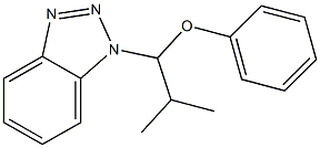 1-[1-Phenoxy-2-methylpropyl]-1H-benzotriazole Structure