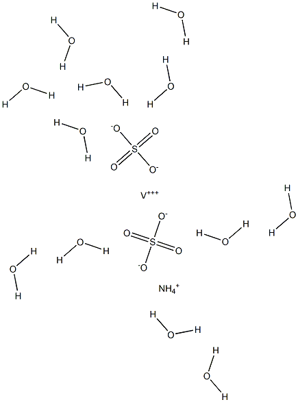 Ammonium vanadium(III) bissulfate dodecahydrate