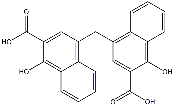  4,4'-Methylenebis(1-hydroxynaphthalene-2-carboxylic acid)