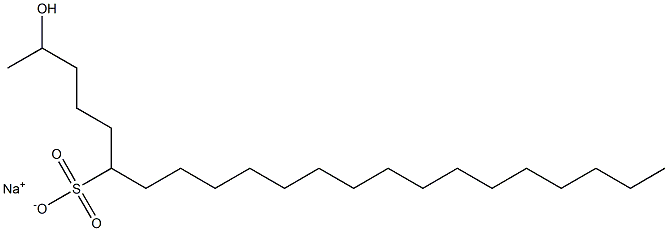 2-Hydroxydocosane-6-sulfonic acid sodium salt