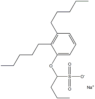 1-(2,3-Dipentylphenoxy)butane-1-sulfonic acid sodium salt