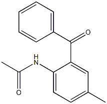 N-(2-Benzoyl-4-methylphenyl)acetamide Structure